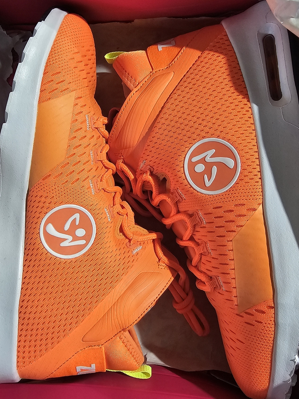 Zumba Air Funk- Orange Unisex Athletic Shoes